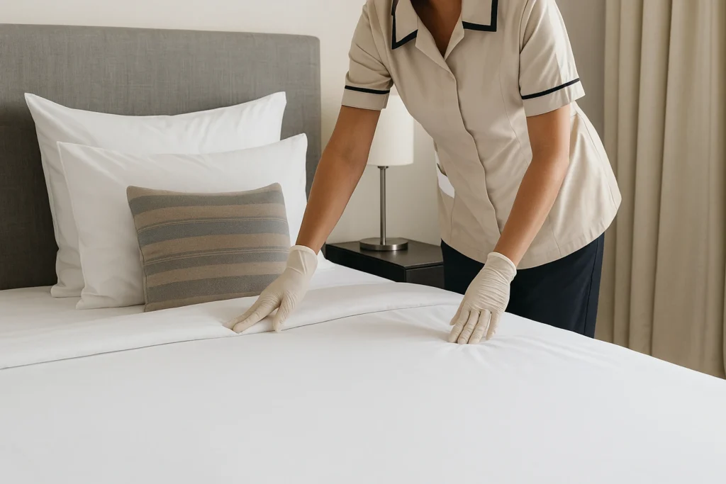 imagen profesional en negocio de limpieza