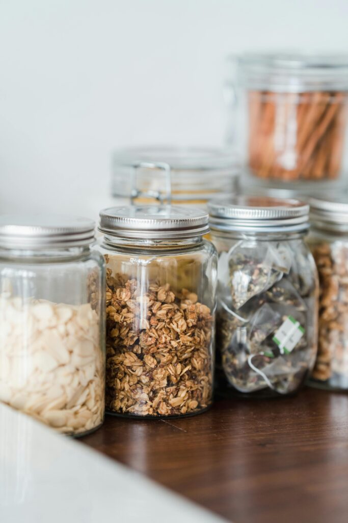 frascos para organizar 