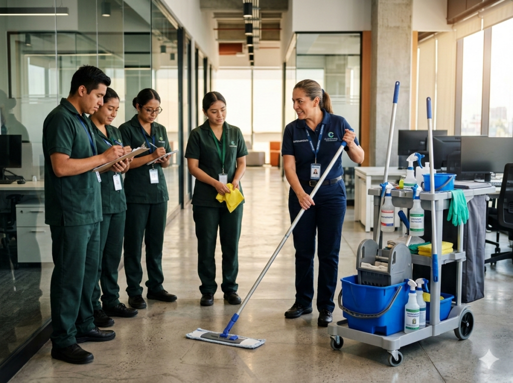 sistema de capacitación en limpieza para empresas