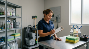 estándares profesionales de limpieza