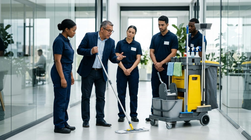 capacitación de personal de limpieza en empresa profesional