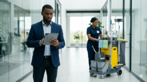 supervisión y control operativo en servicios de limpieza con tecnología