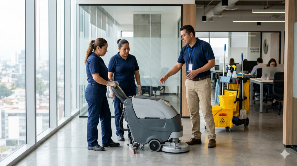 capacitación de personal de limpieza en empresa profesional