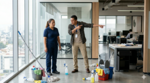 errores en capacitación de personal de limpieza sin procesos definidos