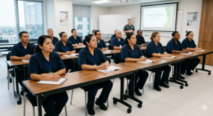 capacitación teórica sin práctica limpieza