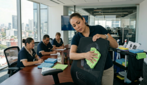Capacitación para limpiar respaldos de malla